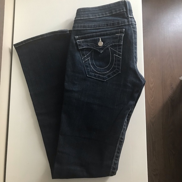 True Religion dark wash bootcut jeans - Picture 1 of 3